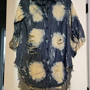 Thrill Indigo Denim Top